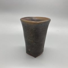 備前焼　ビアカップ　紙箱入り