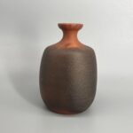 備前焼徳利　被せ焼