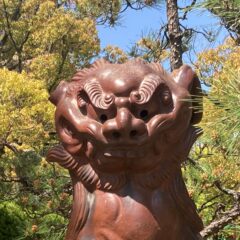 備前焼の狛犬（４）宗忠神社
