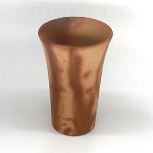 備前焼　ビアカップ　緋襷　紙箱入り