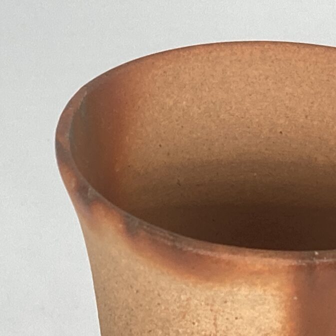 備前焼　ビアカップ　緋襷