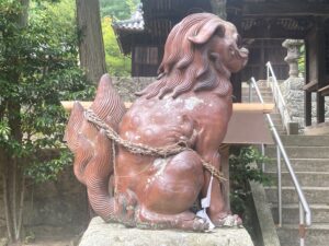 大内天神社 吽形狛犬