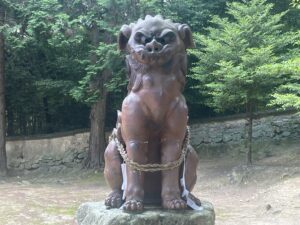 大内天神社 吽形狛犬