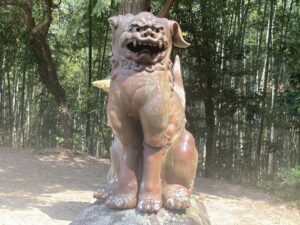 殿上西神社　狛犬