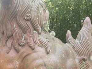 殿上西神社　狛犬