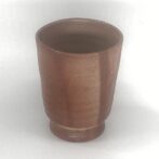 備前焼　ゴブレット(角）　緋襷