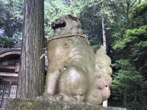 見上神社 狛犬