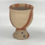 備前焼　馬上杯　緋襷