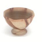 備前焼 輪花鉢 緋襷 紙箱入り(2)