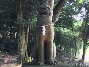 見上神社 狛犬