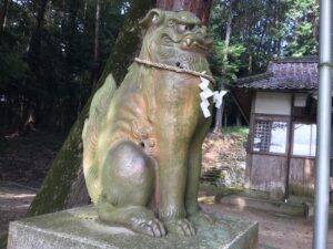 見上神社 狛犬