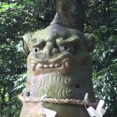 備前焼の狛犬（１３）見上神社