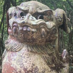 備前焼の狛犬（１０）鶴海八幡宮