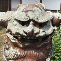 備前焼の狛犬（１４）八幡和気神社