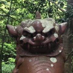 備前焼の狛犬（１５）日吉神社