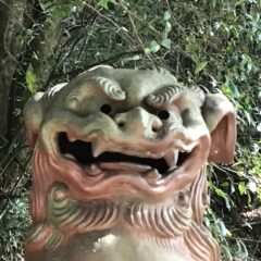 備前焼の狛犬（２１）雨垂布勢神社