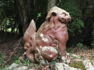 雨垂布勢神社 狛犬