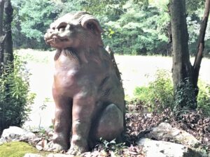 雨垂布勢神社 狛犬