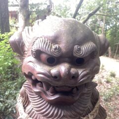 備前焼の狛犬（１９）伊良高八幡宮