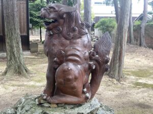 片山日子神社　狛犬