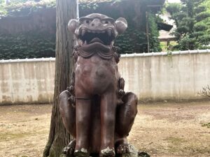 片山日子神社　狛犬