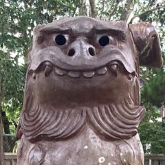 備前焼の狛犬（２０）片山日子神社