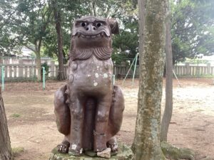 片山日子神社　狛犬