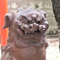 備前焼の狛犬（２２）美和神社