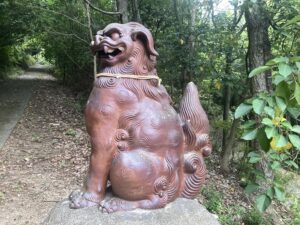 王持八幡宮 狛犬(1)