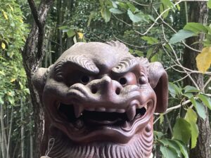 王持八幡宮 狛犬(1)