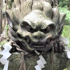 備前焼の狛犬（２４）築領八幡宮