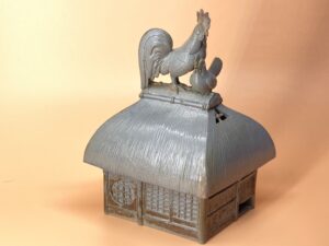 閑谷焼青磁 葛屋鶏香炉