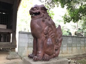 阿保田神社　狛犬
