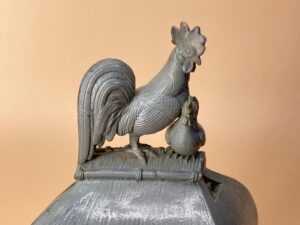 閑谷焼青磁 葛屋鶏香炉