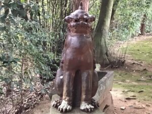 阿保田神社　狛犬