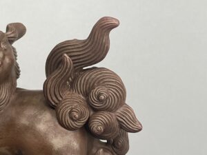 金重陶陽造 牡丹獅子香炉