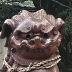 備前焼の狛犬（２８）正八幡宮