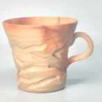 備前焼　コーヒーカップ　緋襷