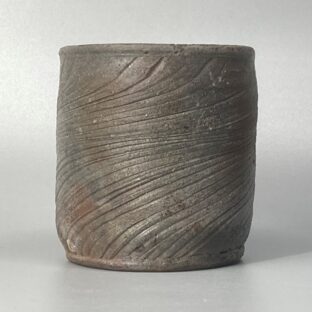 備前焼　コップ　桟切　紙箱入り