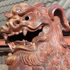 備前焼の狛犬（３２）沓掛天神宮