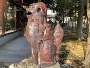 木ノ村荒神社　狛犬