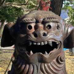 備前焼の狛犬（３０）荒神社