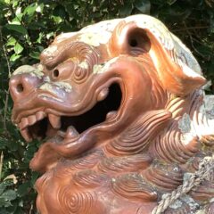 備前焼の狛犬（３１）水行谷神社