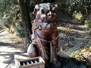 水行谷神社 狛犬