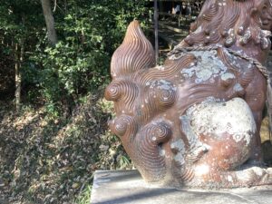 水行谷神社 狛犬