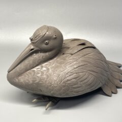 備前焼　優品（７）鶴香炉