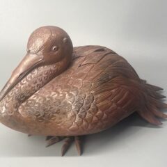 備前焼　優品（６）鶴香炉