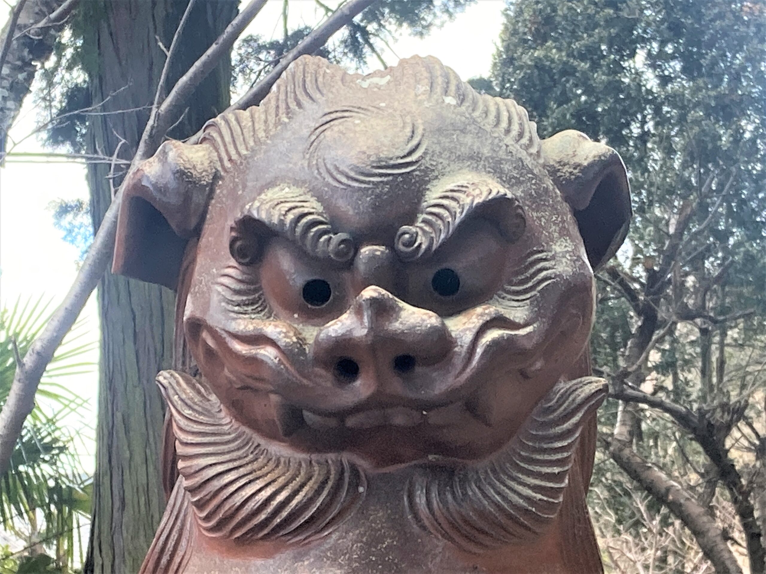 備前焼の狛犬（33）天神宮 | 興楽園