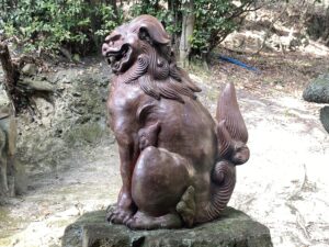 備前焼の狛犬