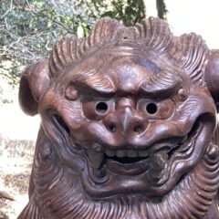 備前焼の狛犬（３４）荒神社